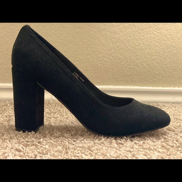 comfortview Shoes - Black fabric pumps / heels